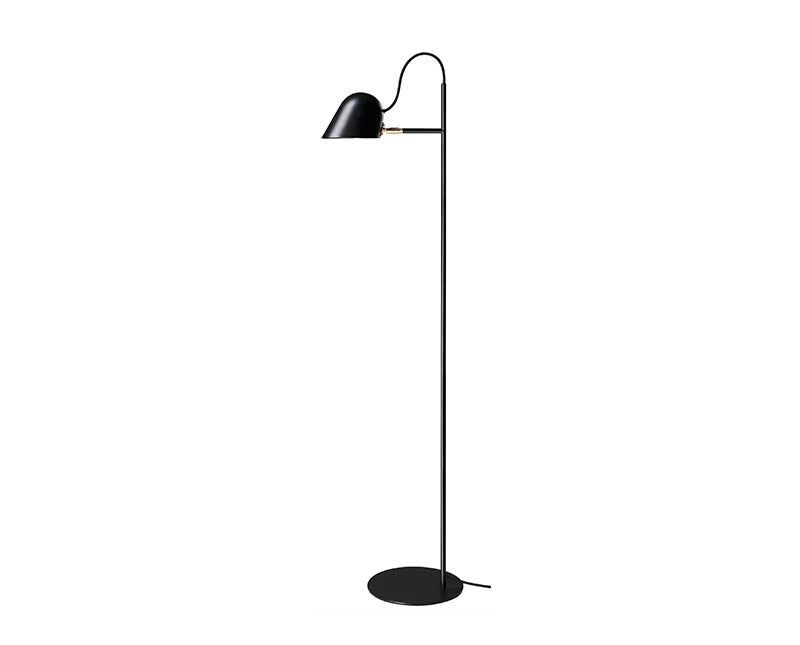 Streck-golvlampa-svart