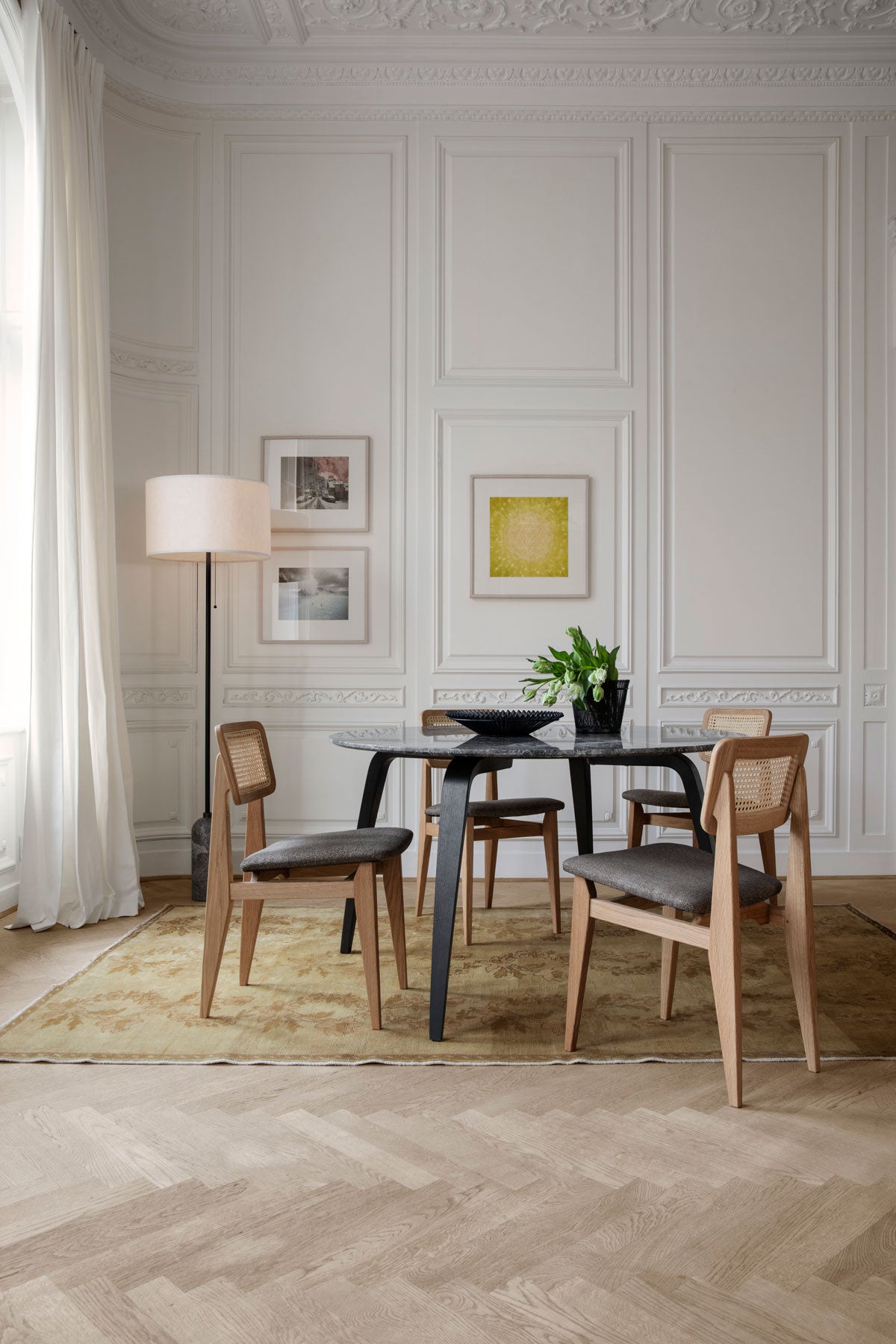 C-ChairDiningChair_GravityFloorLamp_GUBIDiningTable_MategotBowl_