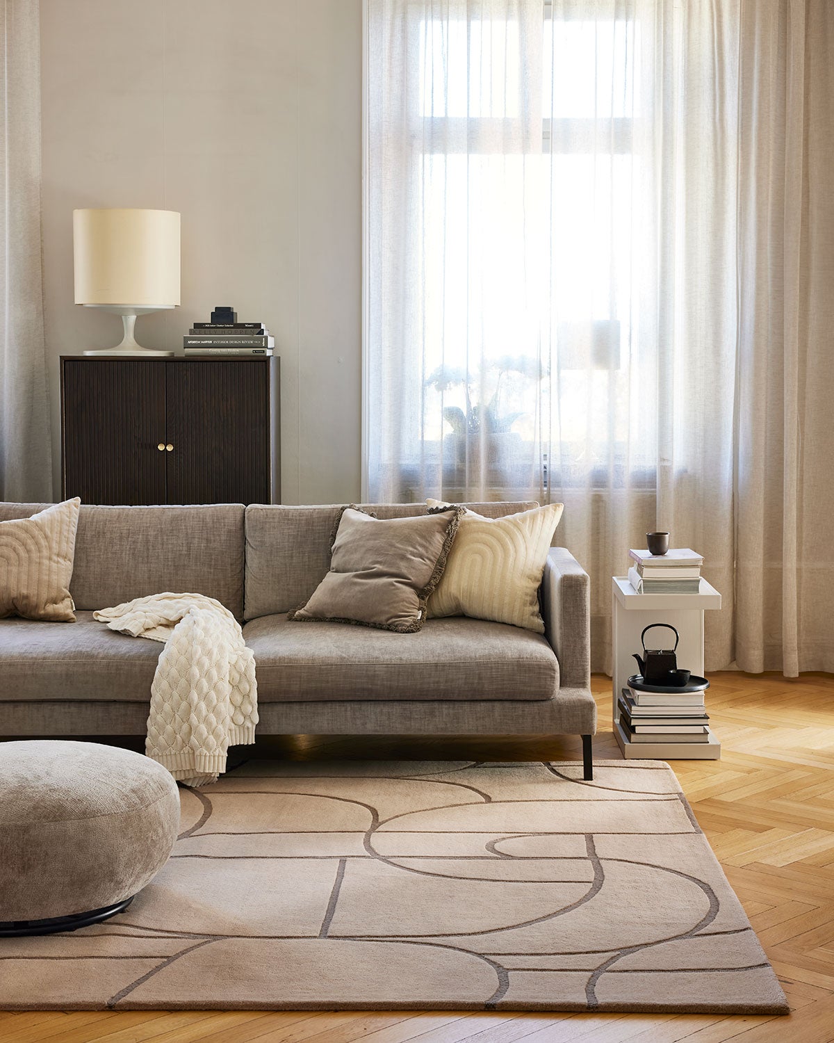 Modern-Abstract-Matta-Beige-Miljo