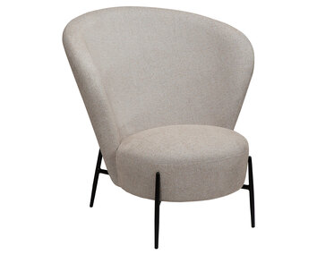 Orbit-Loungefatolj-Cashmere-Boucle-Svart