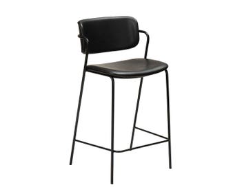 Zed-Barstol-67-CM-Svart-PU