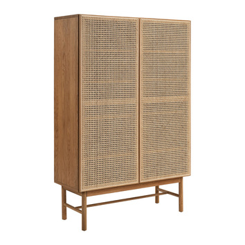 Raqcuet-Skåp-Vitrin-Oljad-Ek