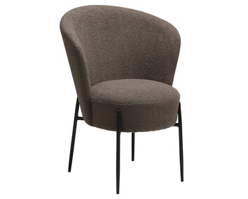 Orbit-Stol-Major-Brown-Boucle-Svart