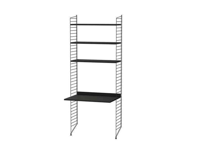 String-Kombination-Skrivbord-A-Svart-Ask-Svart