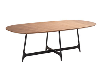 Ooid-Matbord-Ovalt-Valnot