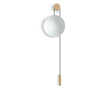 Rise-&amp;-Shine-Wall-Mirror-Natural-Oak-Brass-Weight-Long-White-Background