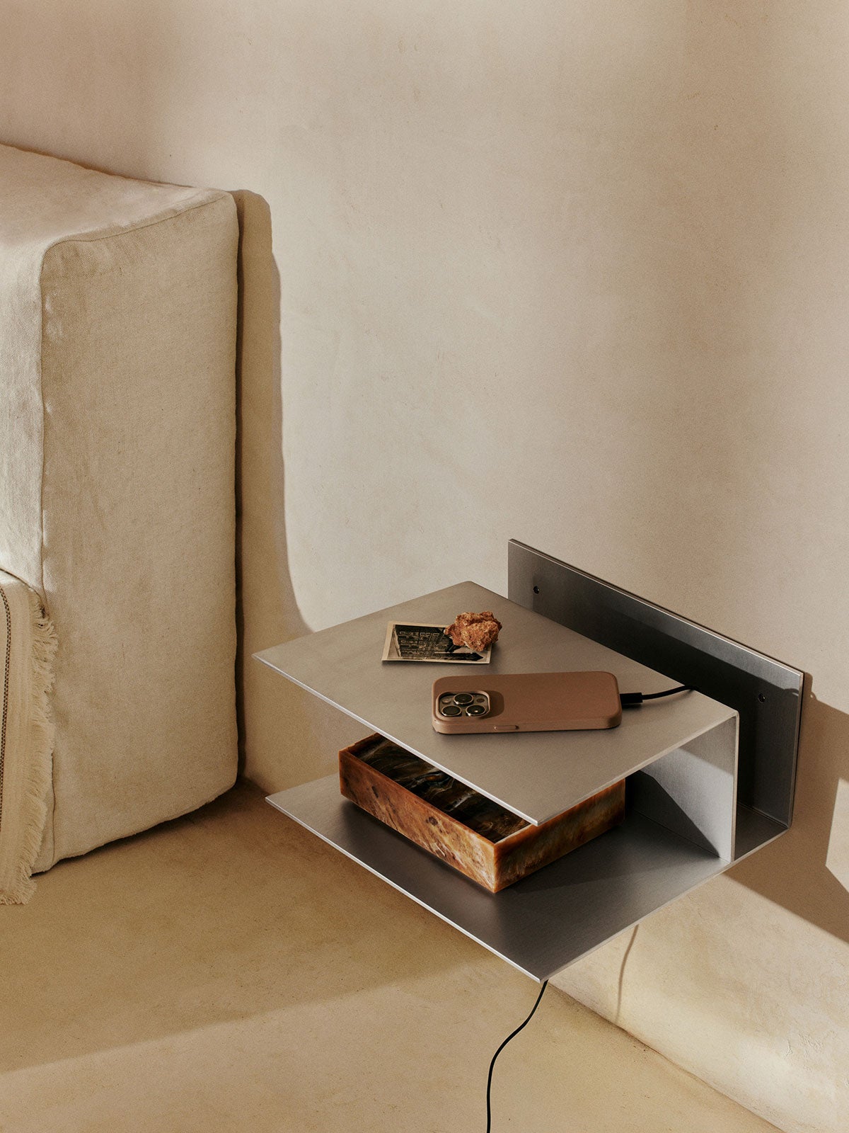Ferm-Living-Lager-Beside-Table-Aluminium-Lifestyle