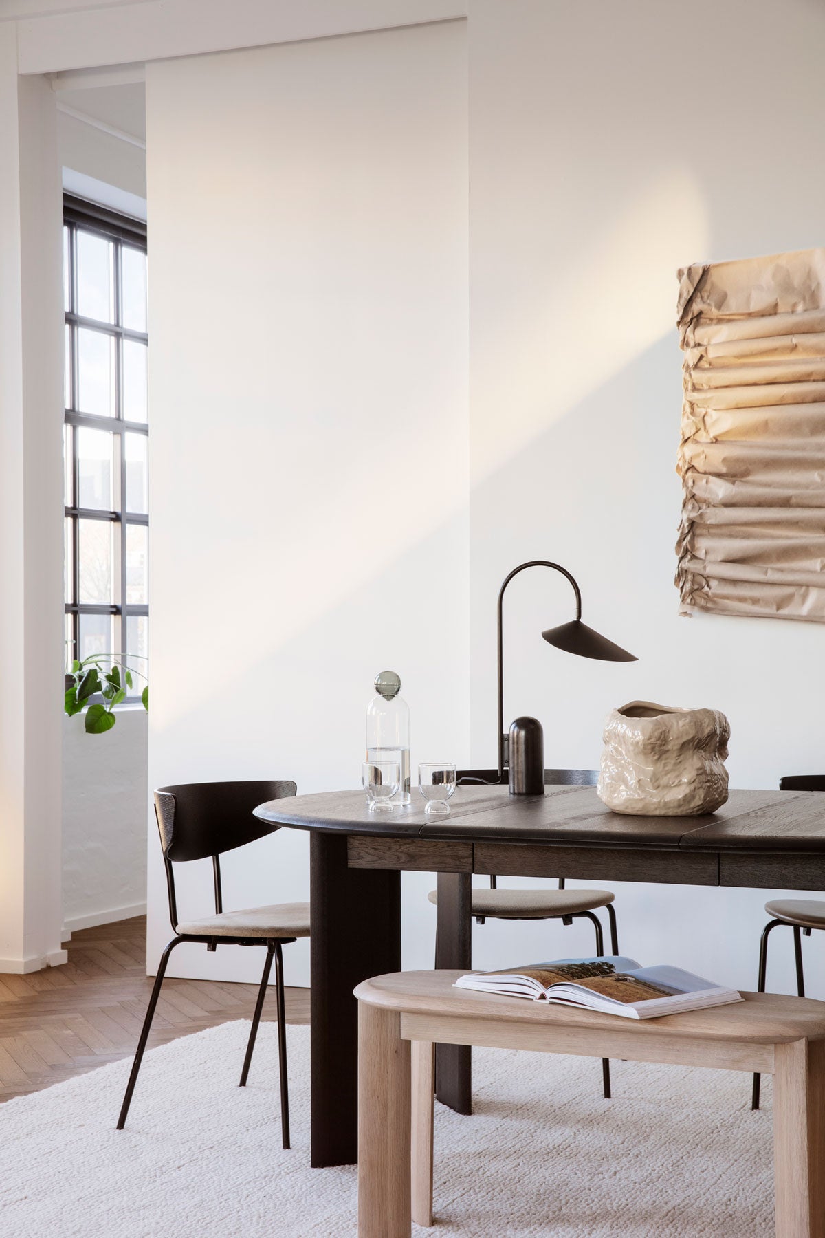 Ferm-Living-Bevel-Bench-White-Oiled-Oak-Lifestyle