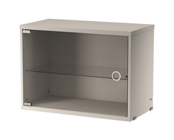 String-Skap-Glasdorr-58x30-Beige