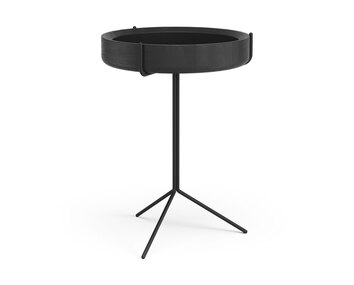 Drum-Bord-Svartlaserad-Ask-Svart-Stål-56-CM