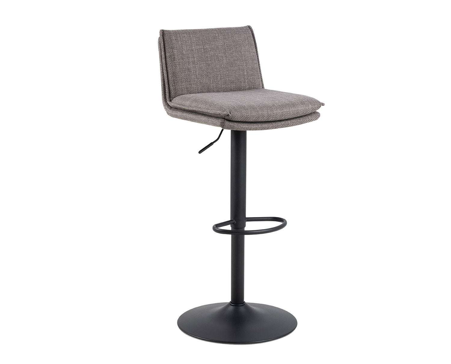 Flynn Barstol i stoffet Basel Lysegråbrun