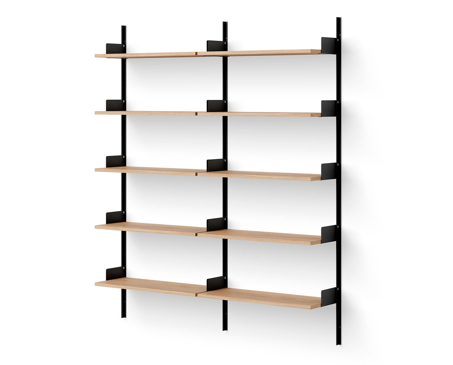 New-Works-Library-Hylla-1900-Ek-Svart