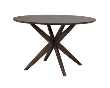 Calverton-Matbord-D120-Brunlackad-Ek