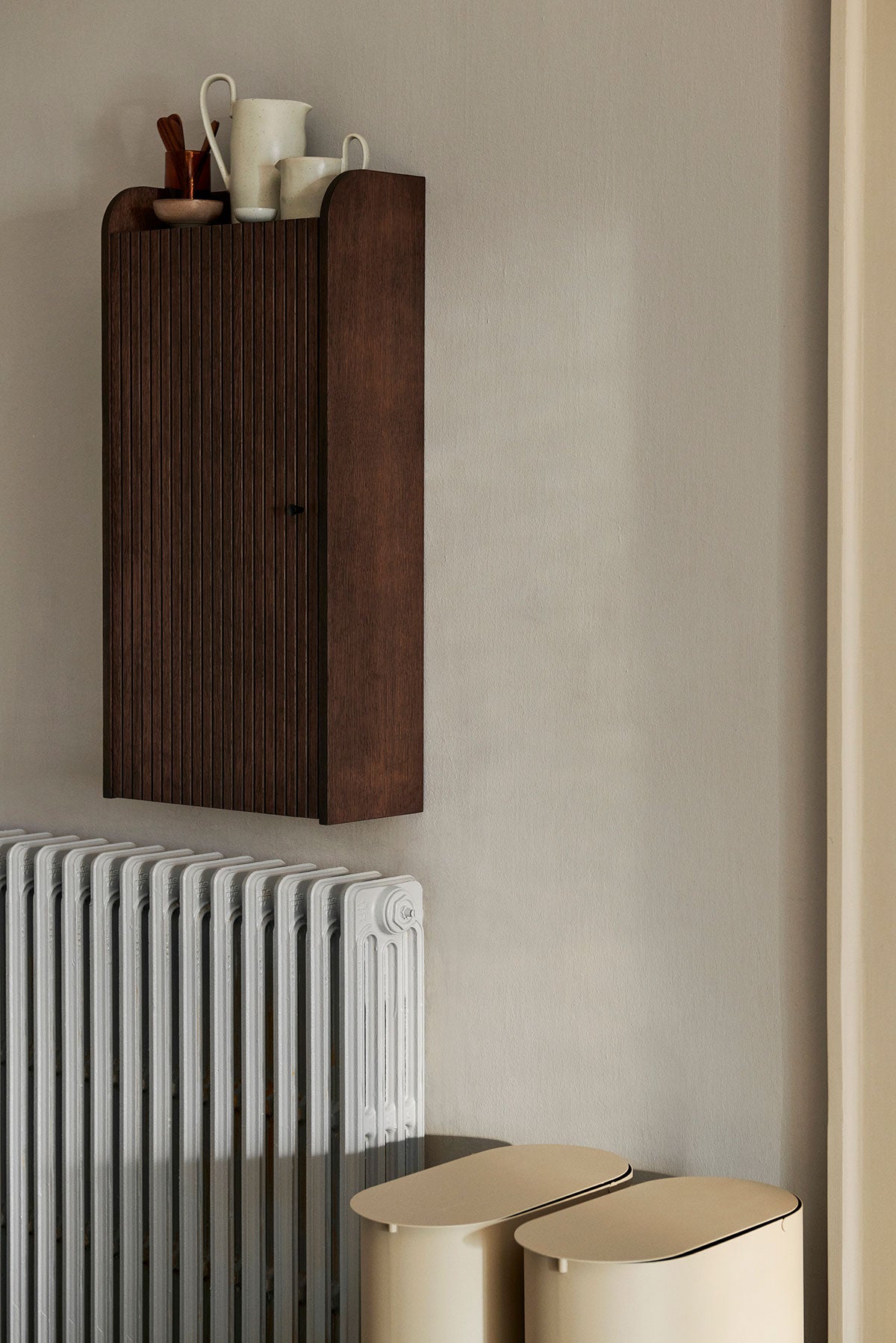 Ferm-Living-Sill-Wall-Cabinet-Dark-Stained-Oak-Lifestyle
