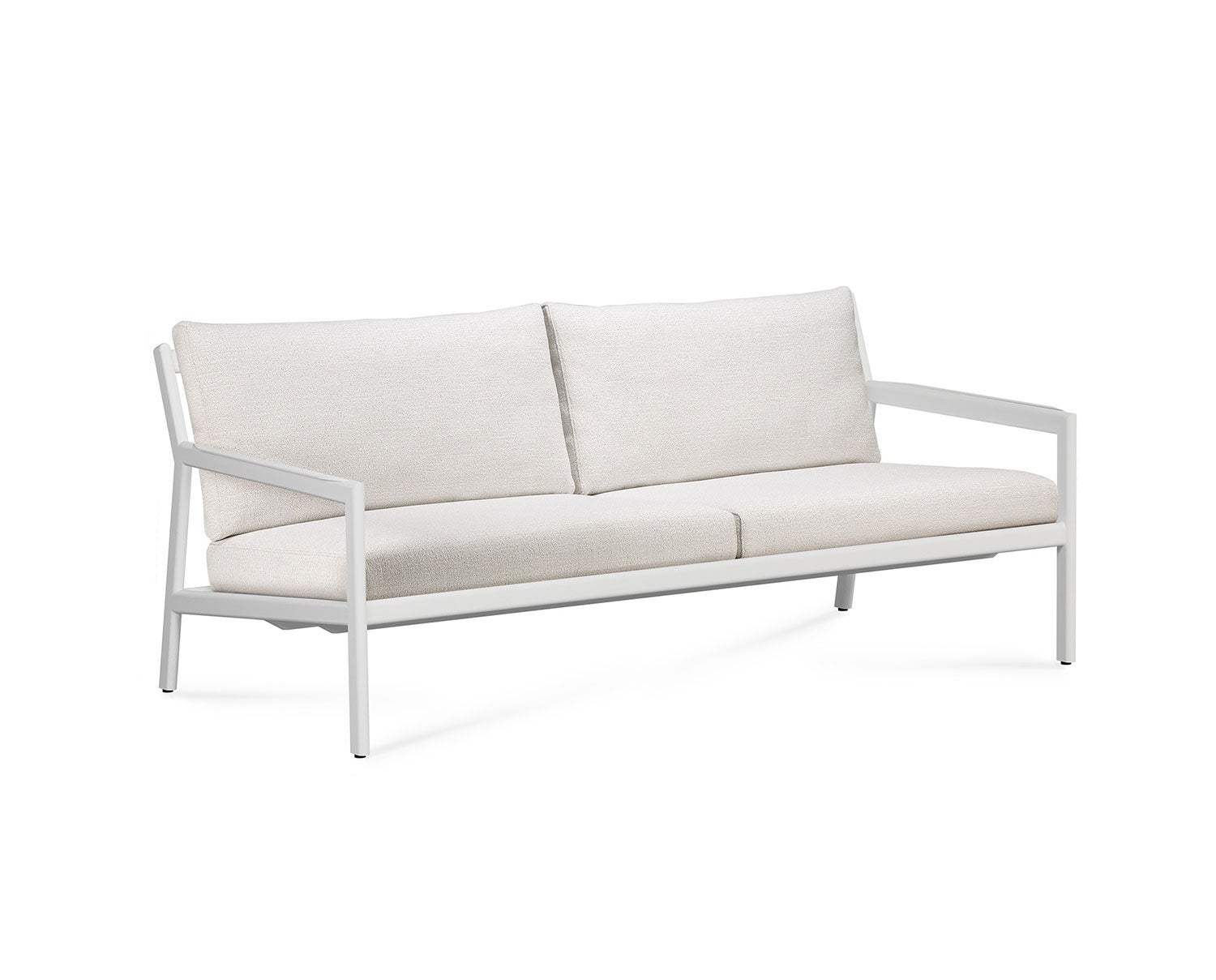 Jack 2-personers udendørssofa til din terrasse! Lavet af aluminium med OffWhite-polstring fra Ethnicraft.
