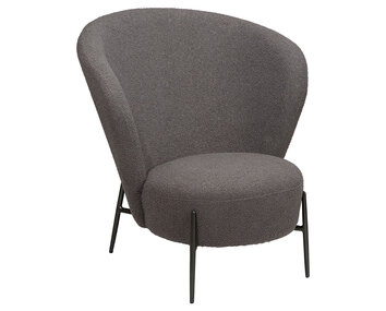 Orbit-Loungefatolj-Stone-RPES-Boucle-Pewter