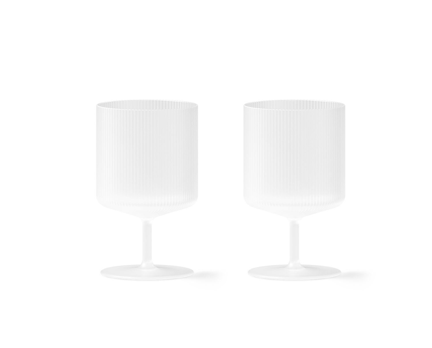 Ferm-Living-Ripple-Wine-Glasses-Frosted