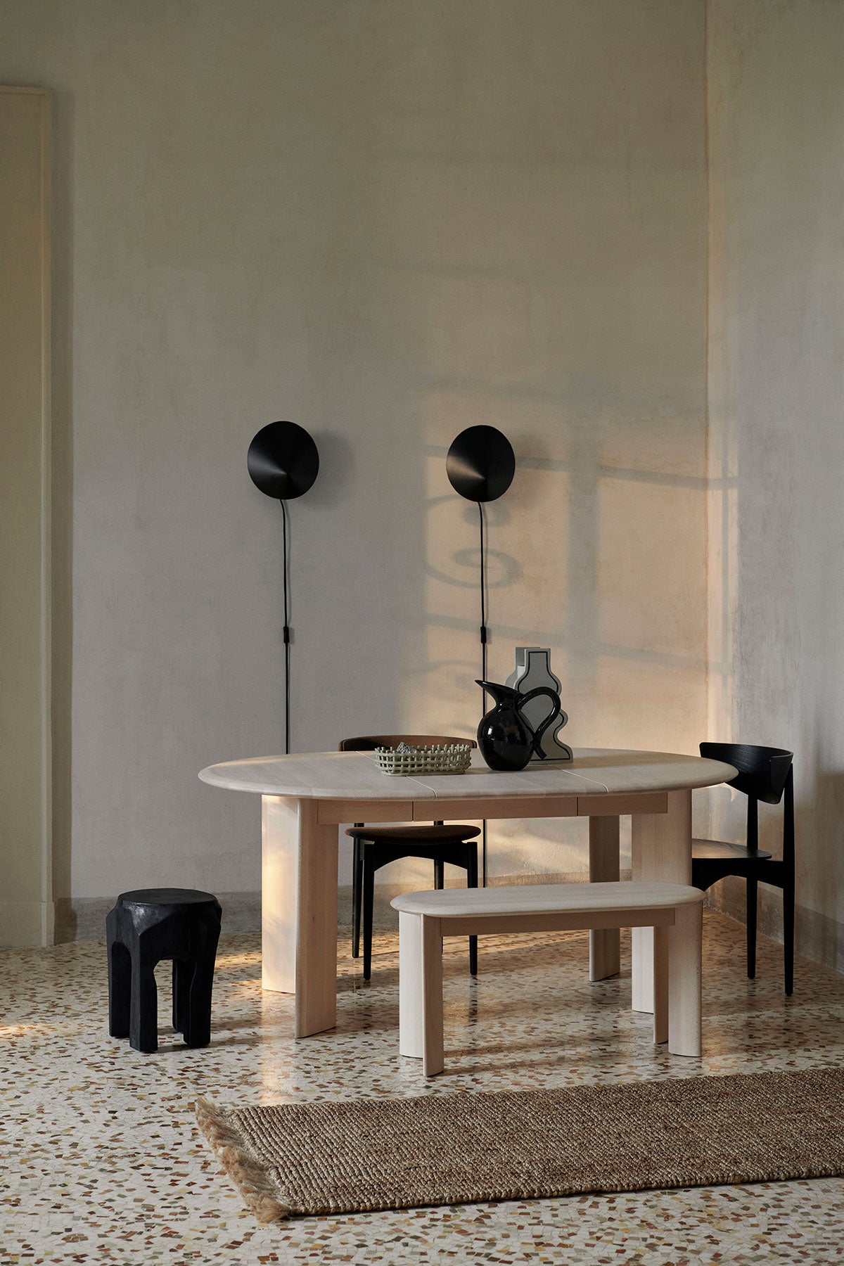 Ferm-Living-Bevel-Bench-White-Oiled-Beech-Lifestyle