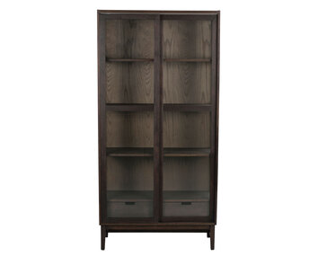 Hazelton-Vitrinskap-Brun-Ek