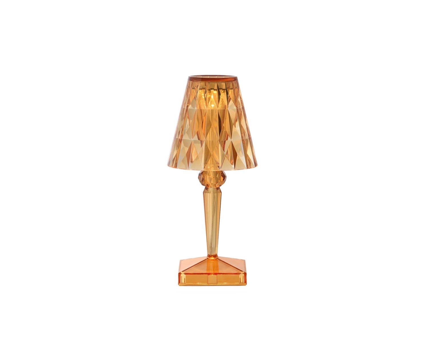 Battery Bærbar Lampe i farven Pastel Orange