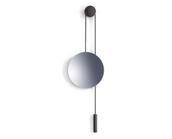 Rise-&-Shine-Wall-Mirror-Burned-Oak-Steel-Weight-Short-White-Background