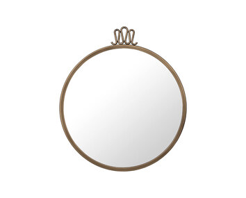 Randaccio_WallMirror_Round_42_AntiqueBrass_Front